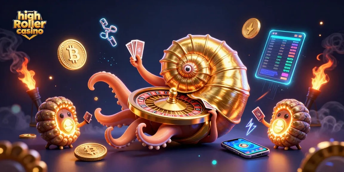 Experience the thrill of a high roller casino with vibrant 3D art showcasing elite gaming