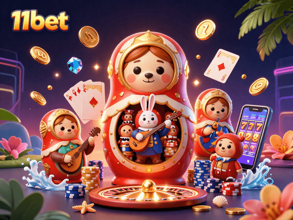 Win with 11bet by exploring immersive casino experiences with vibrant characters and games.