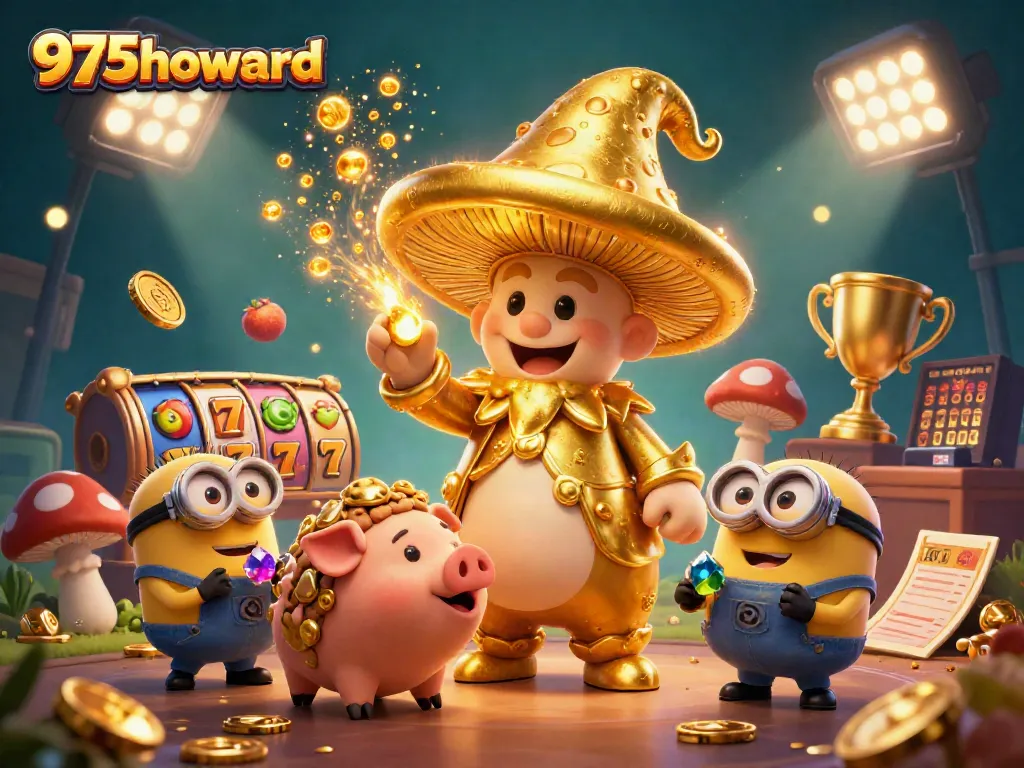 Experience the magical world of gambling at 975howard with golden treasures and exciting slot reels.
